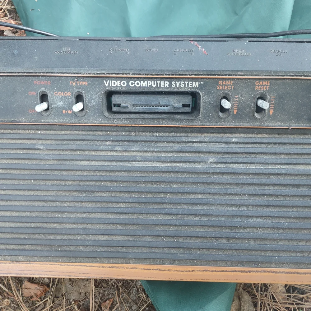 Atari Black Video Computer System Console